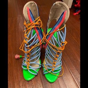 Sophia Webster Strappy Tie Heels